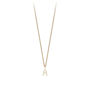 14K Gold Baby Baroque Letter Charms