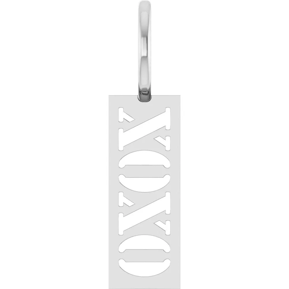 14K Gold XOXO Charm/Pendant