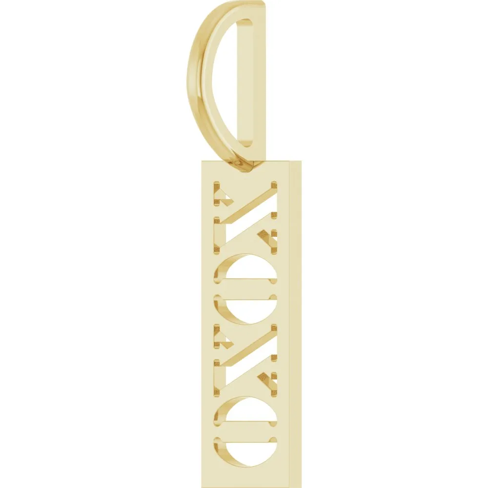 14K Gold XOXO Charm/Pendant