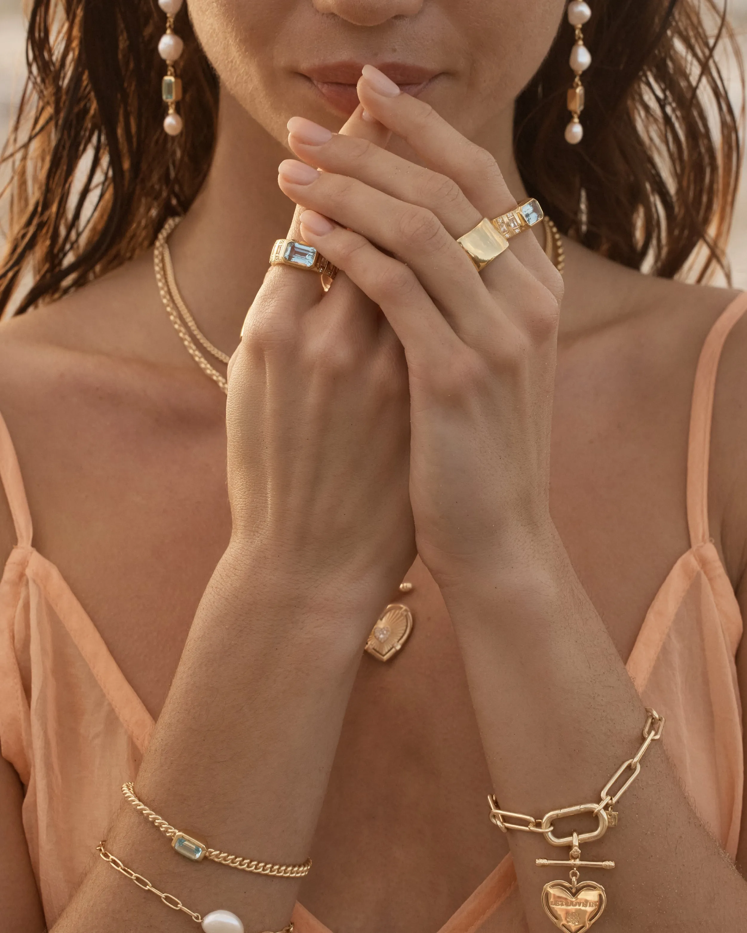 18k Gold Vermeil Muse Ring Bycharlotte