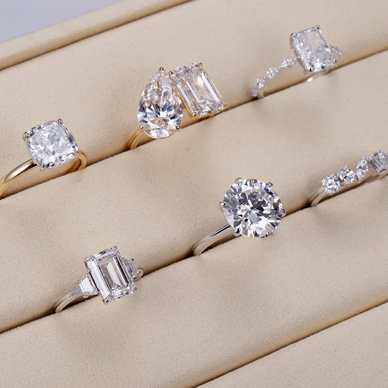 6 Stone Assorted Diamond Gold Band | 1.14 ct