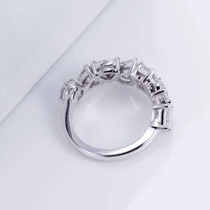 7 Stone Assorted Diamond Gold Band | 2.23 ct