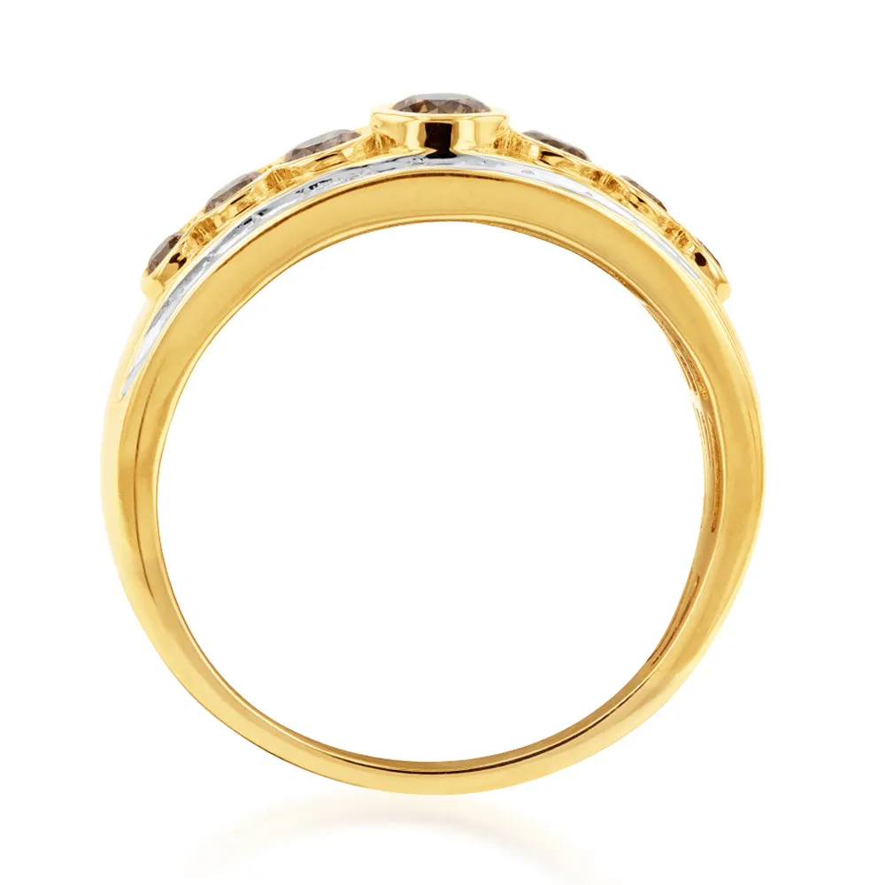 9ct Yellow Gold 1 Carat Diamond Ring with Australian Diamonds Shiels