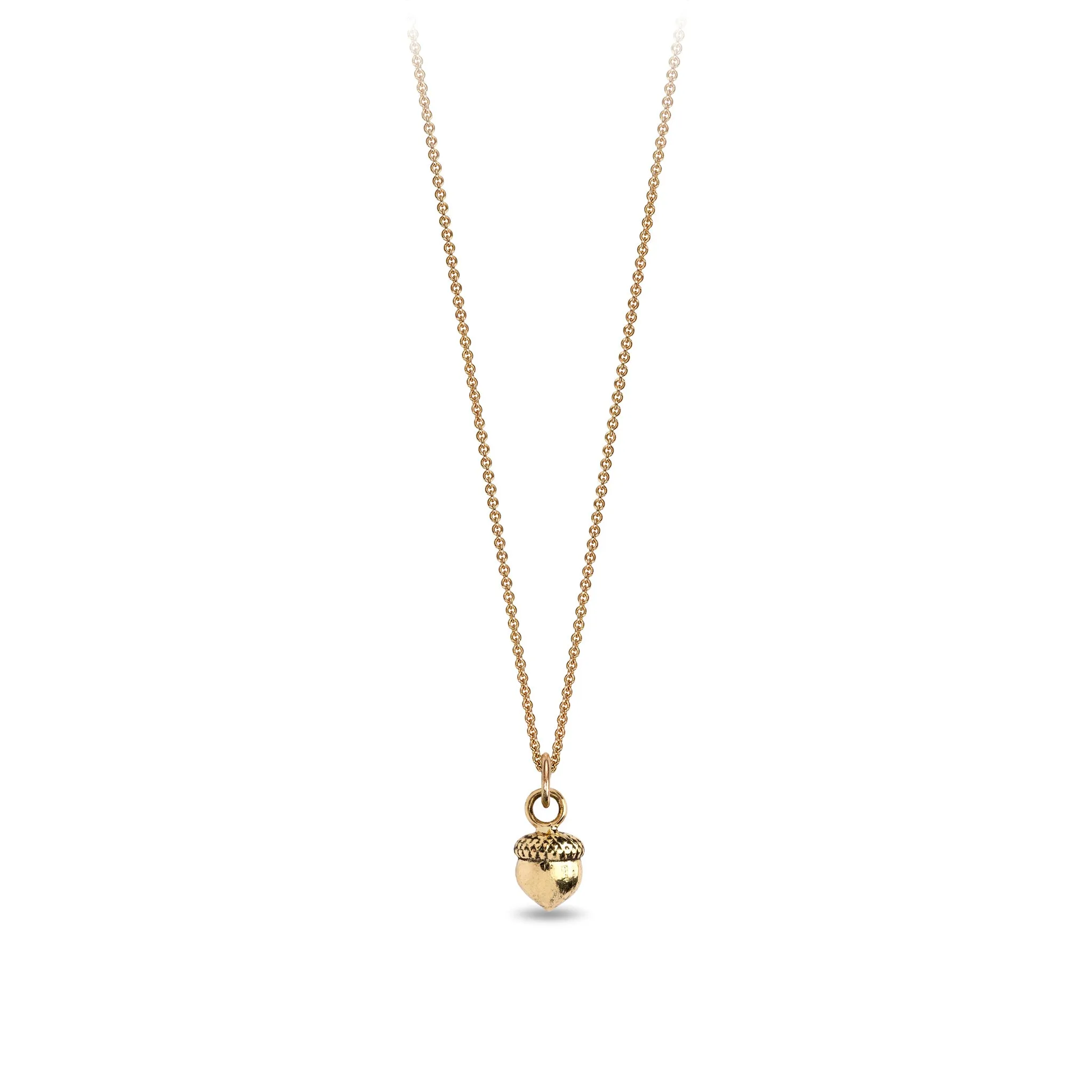 Acorn 14K Gold Symbol Charm