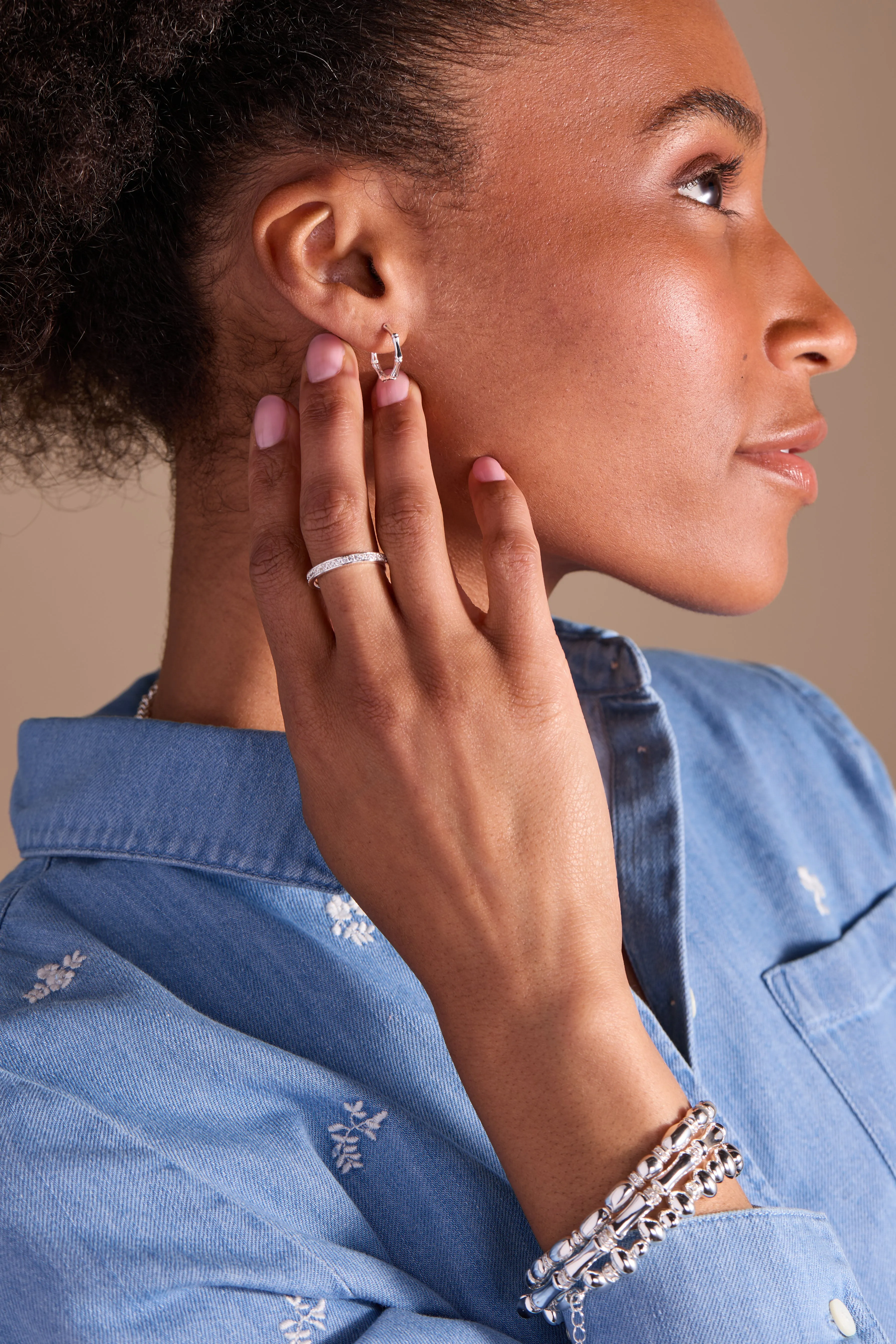 Bamboo Trio Ring Set