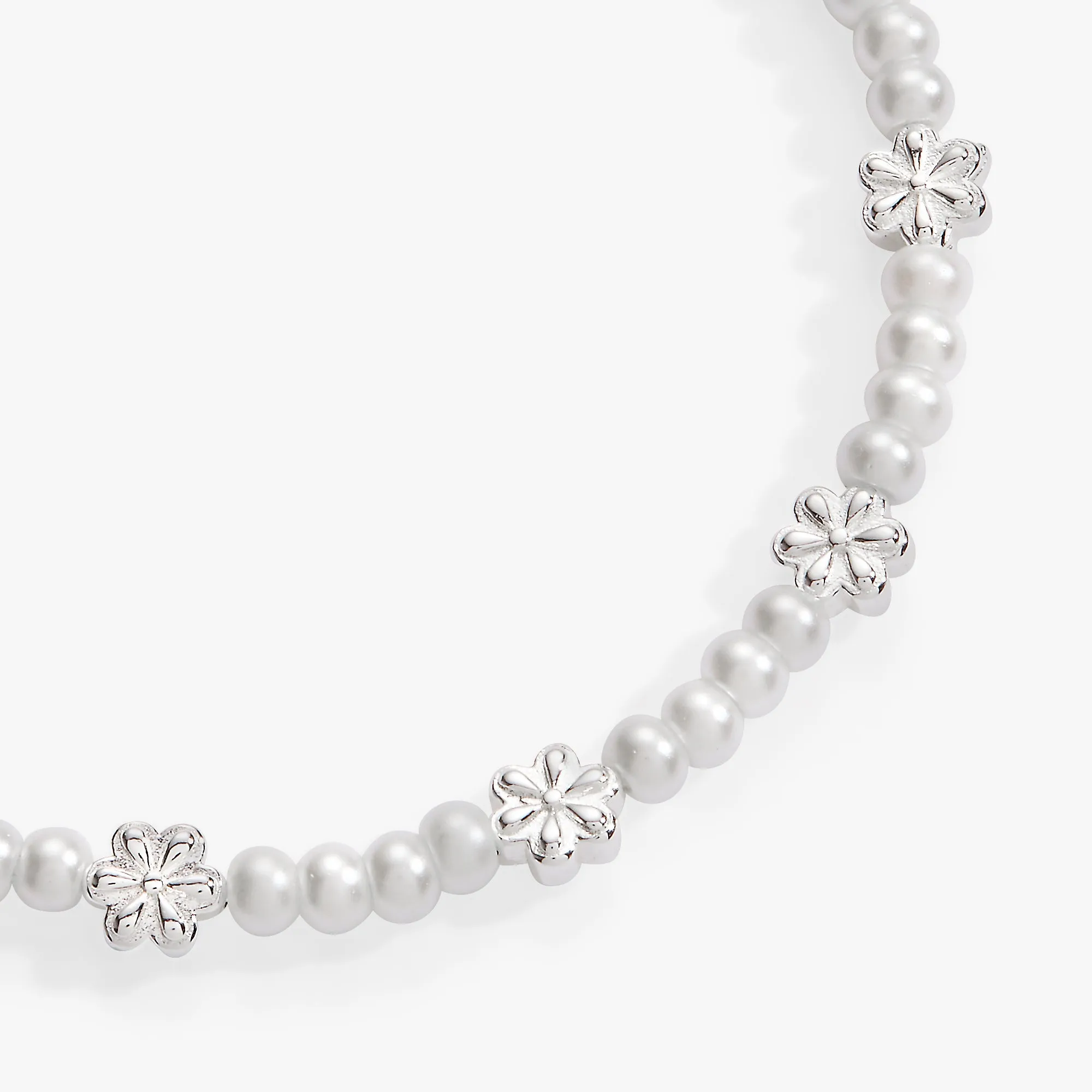 Beaded Daisy Bangle