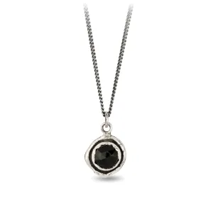 Black Onyx Faceted Stone Talisman