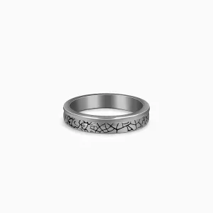 Black Rhodium Bold Ring For Him Giva
