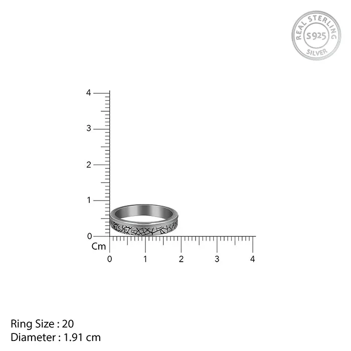 Black Rhodium Bold Ring For Him Giva