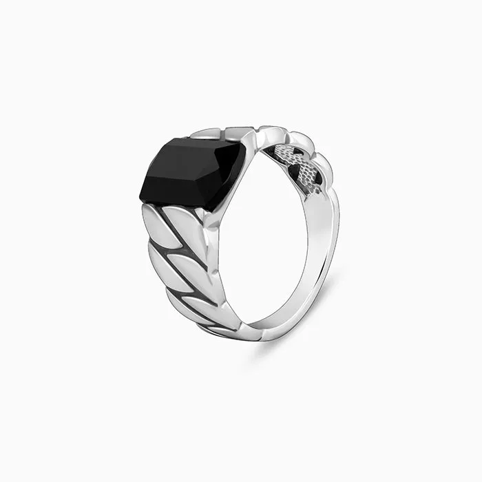 Black Rhodium Impeccable Ring For Him Giva