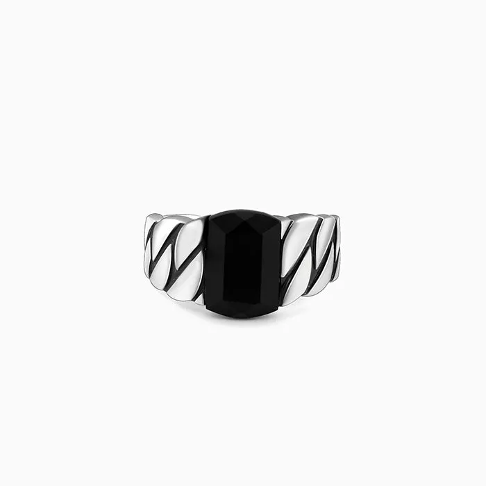 Black Rhodium Impeccable Ring For Him Giva