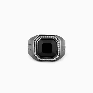 Black Rhodium Reserved Ring For Him Giva