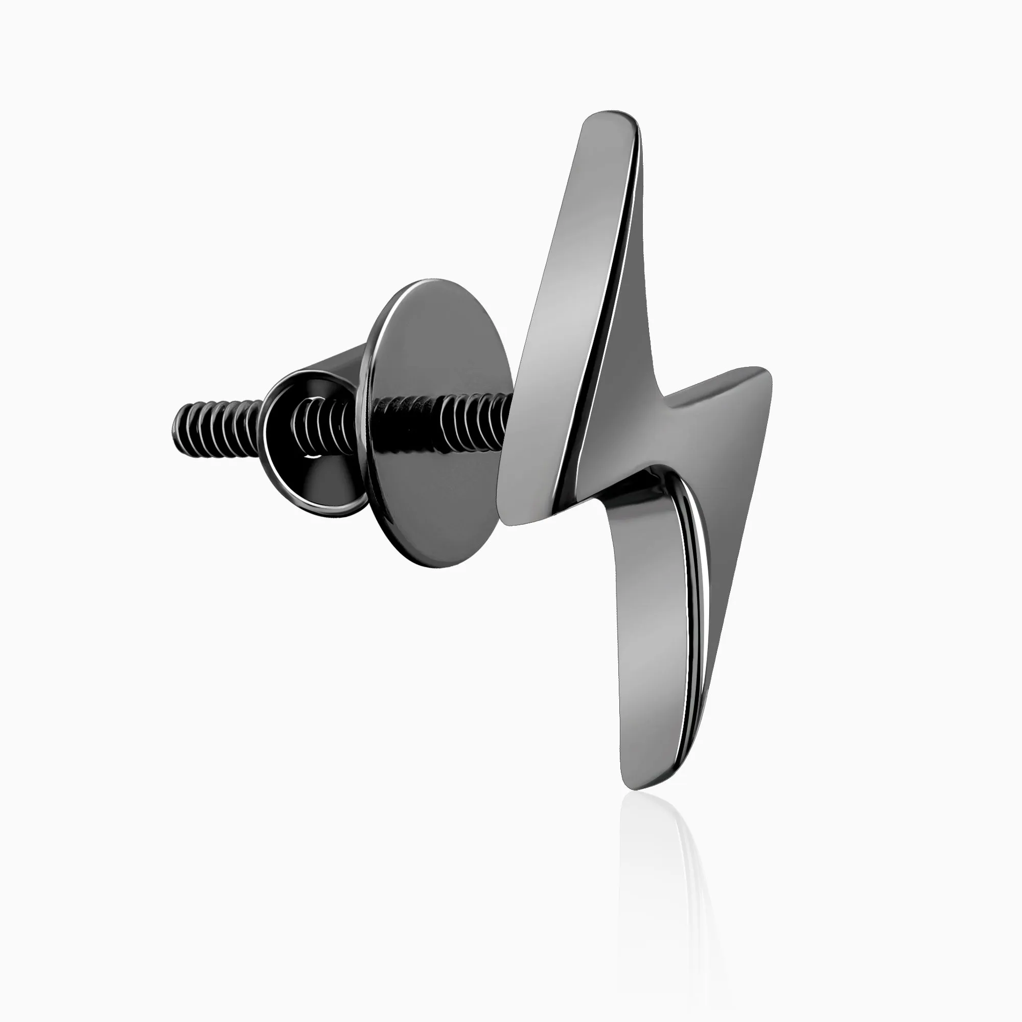Black Rhodium Thor Stud For Him Giva
