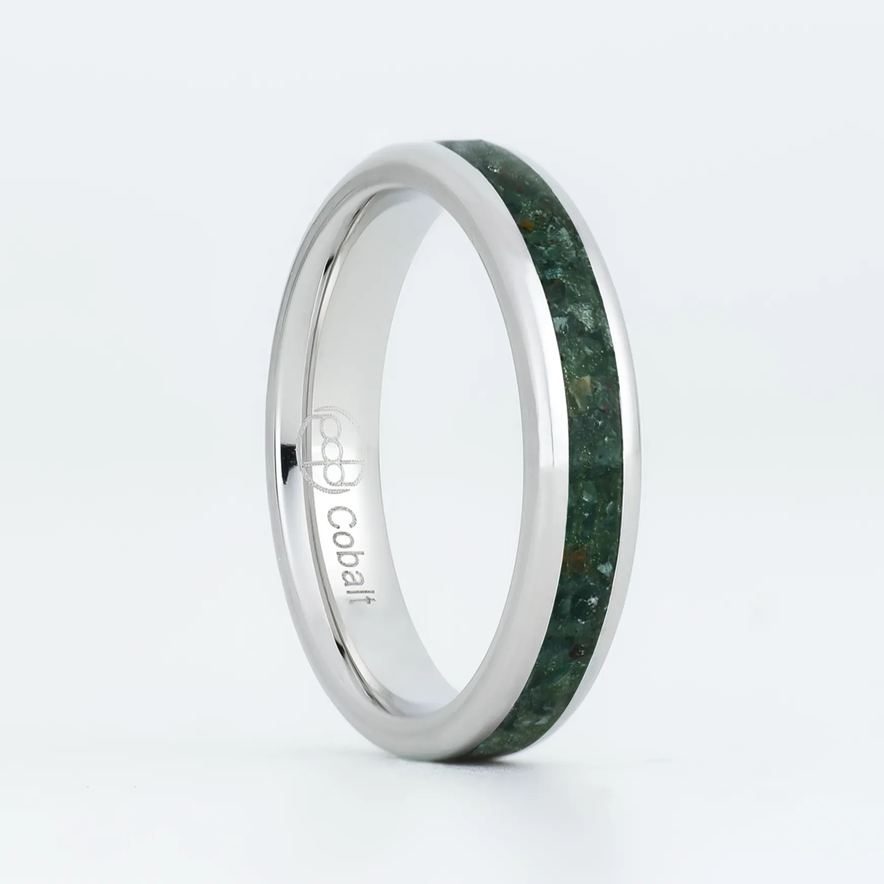 Bloodstone Glowstone Stackable Ring