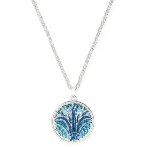 Blue Lotus Statement Necklace