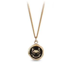 Cancer 14K Gold Zodiac Talisman