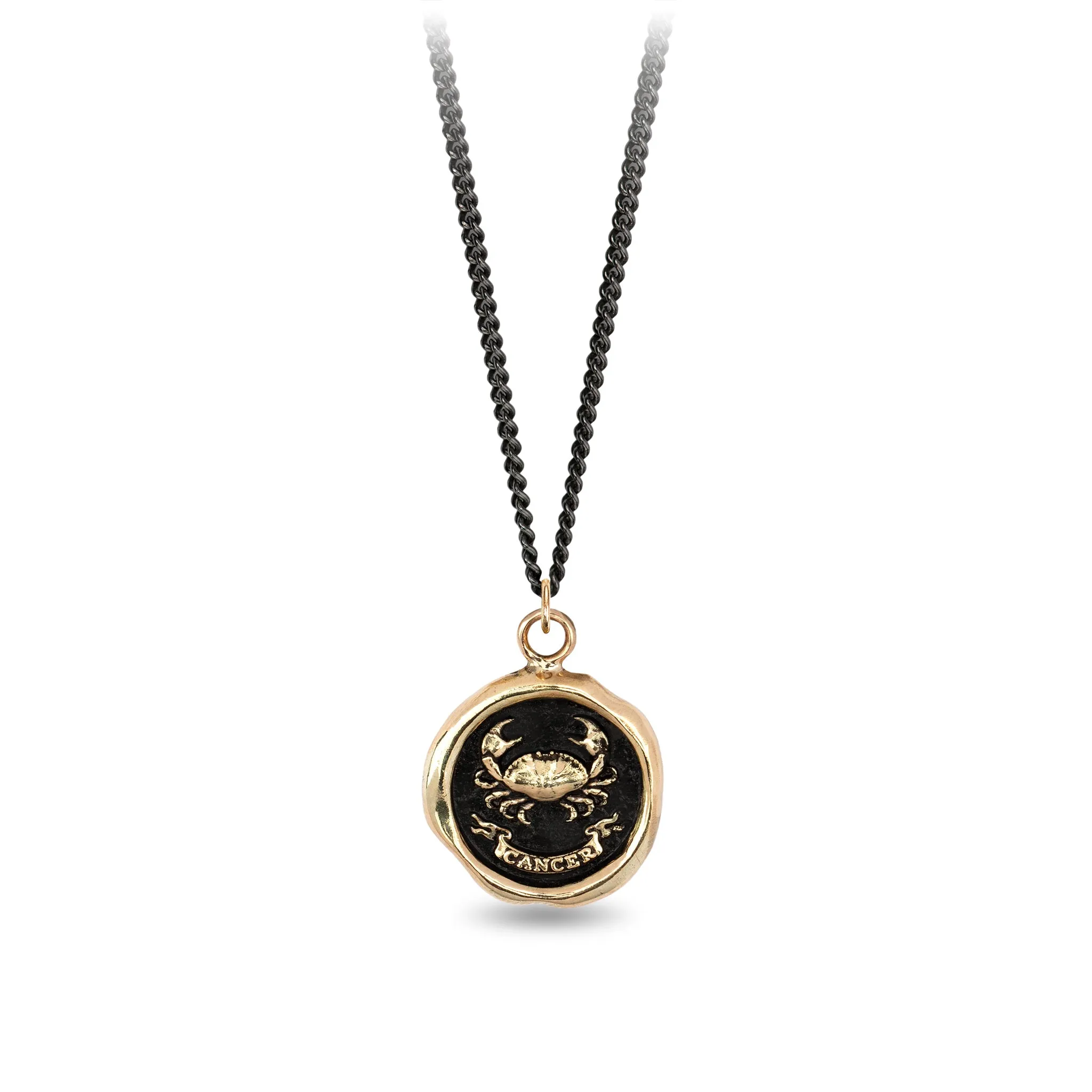 Cancer 14K Gold Zodiac Talisman