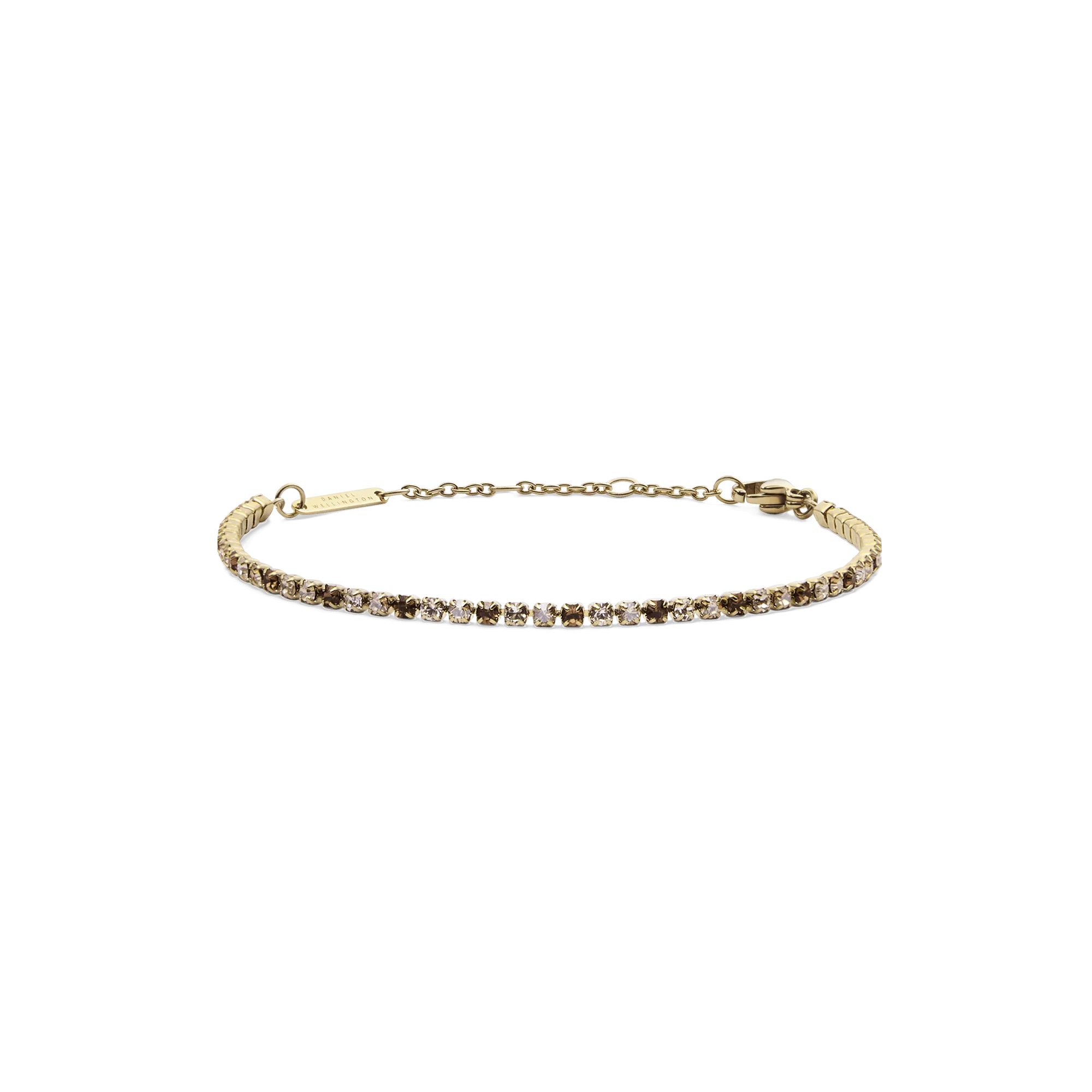 Classic Tennis Bracelet Honey Combo Gold Daniel Wellington