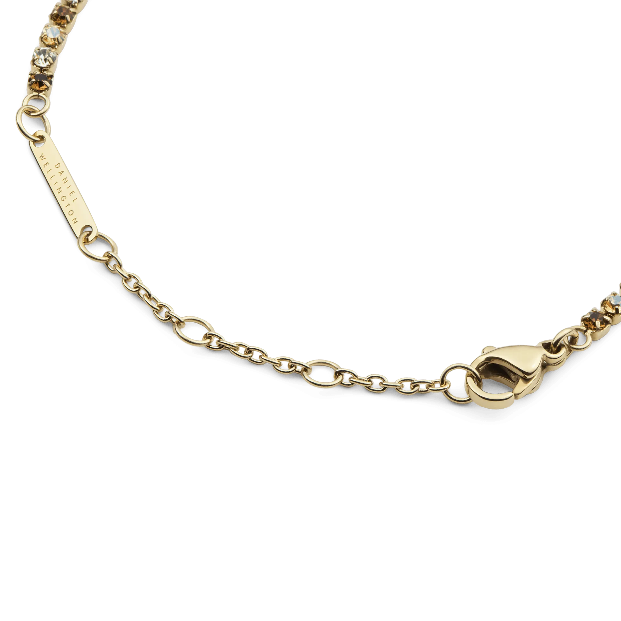 Classic Tennis Bracelet Honey Combo Gold Daniel Wellington