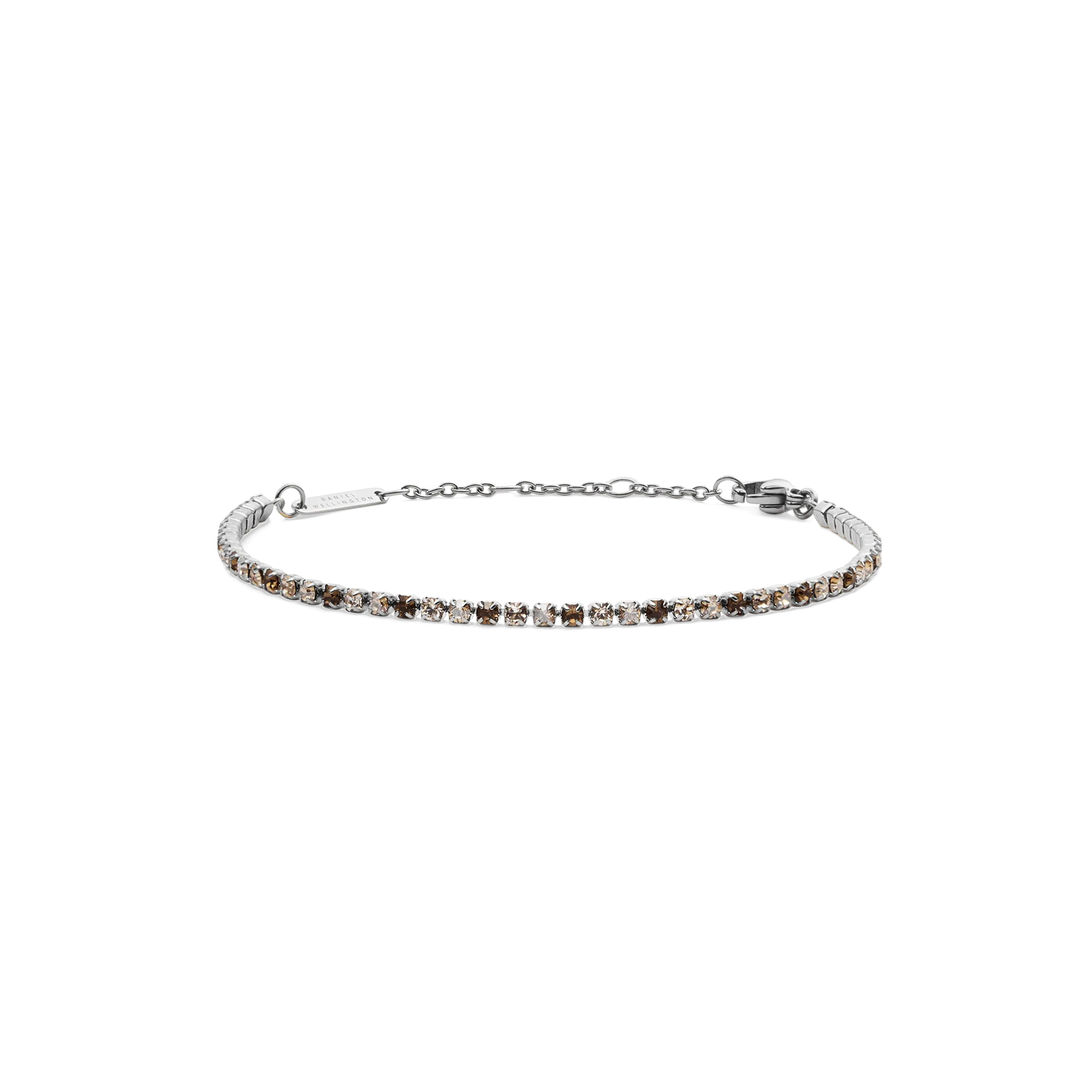 Classic Tennis Bracelet Honey Combo Silver Daniel Wellington