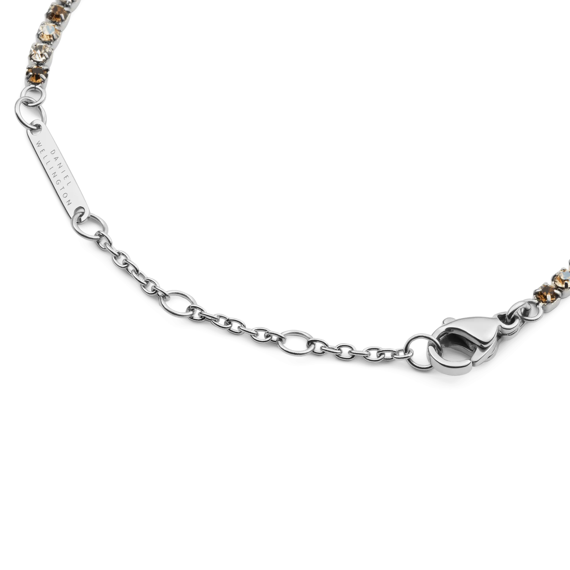 Classic Tennis Bracelet Honey Combo Silver Daniel Wellington