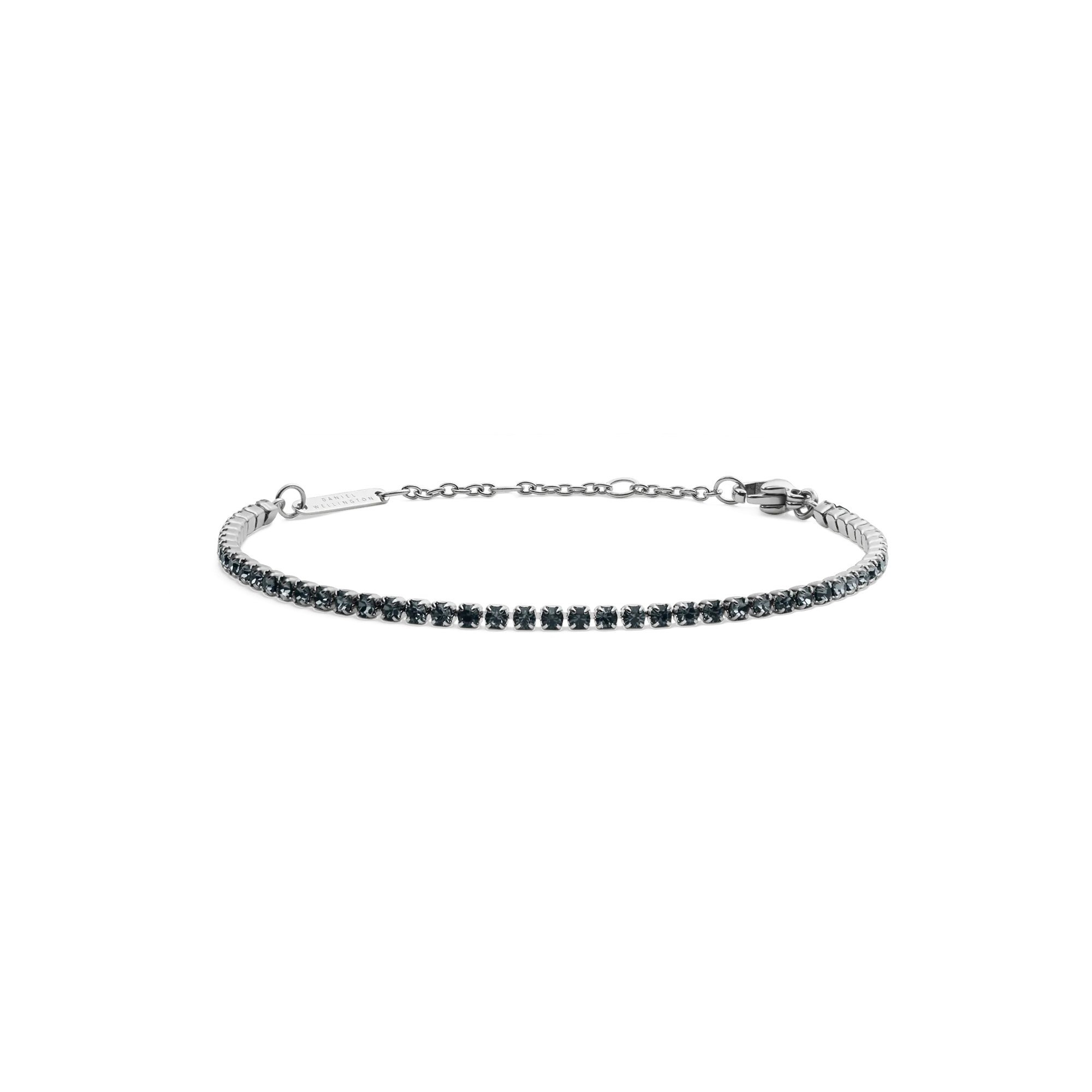 Classic Tennis Bracelet Nightfall Silver Daniel Wellington