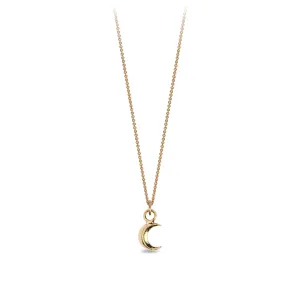 Crescent Moon 14K Gold Symbol Charm