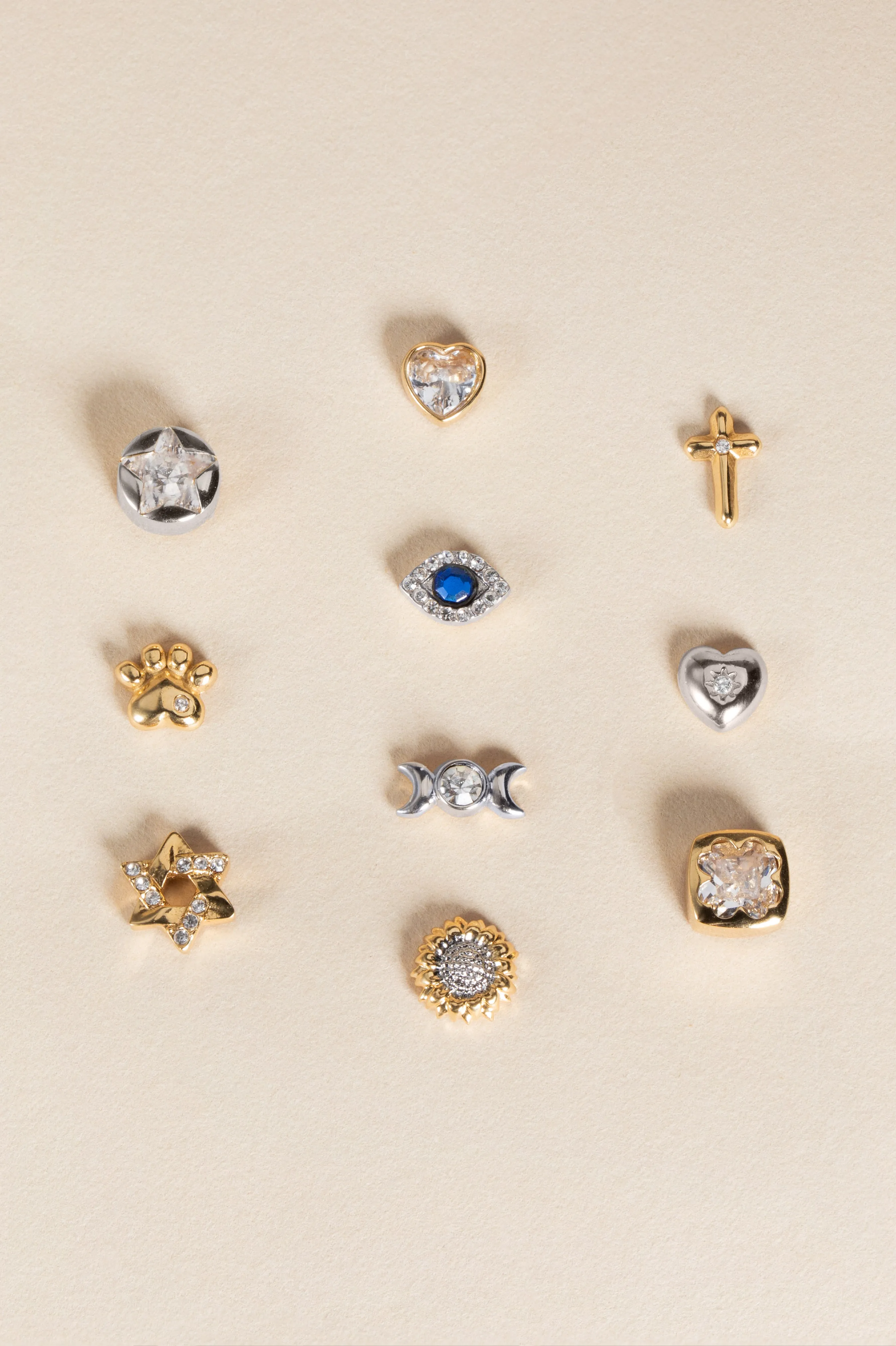 Crystal Star Mini Stud Earrings