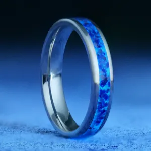 Custom Birthstone Glowstone Stackable Ring