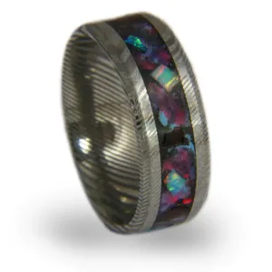 Custom Glowstone Cremation Ring with Ashes