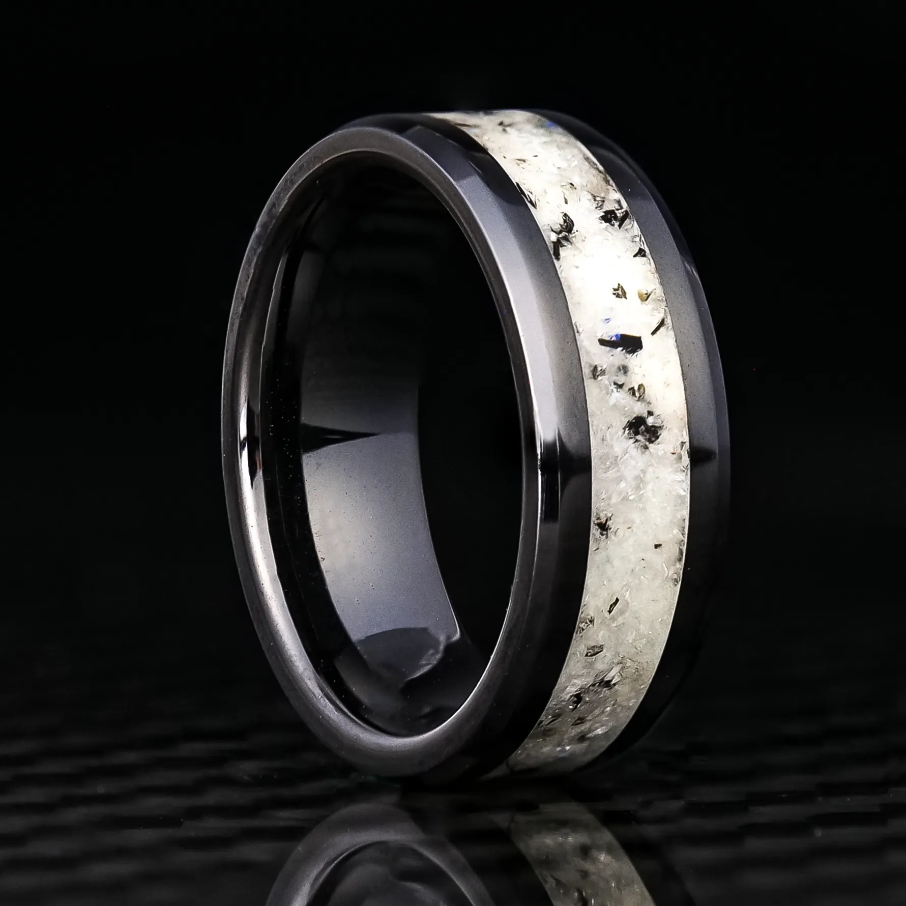 Custom Glowstone Ring | Pure Inlay Band