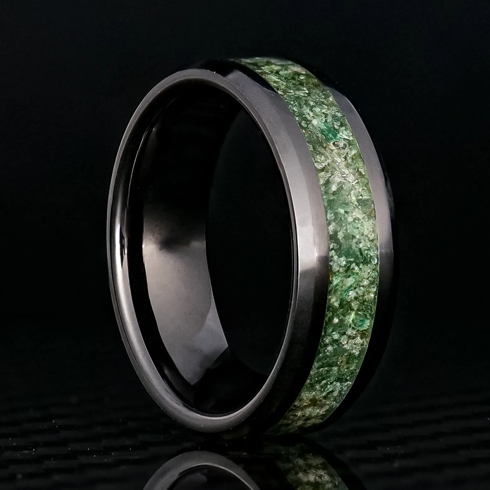 Custom Glowstone Ring | Pure Inlay Band