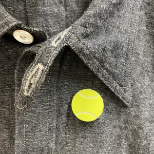 [CUSTOM] Tennis Ball Magnet Button Tag