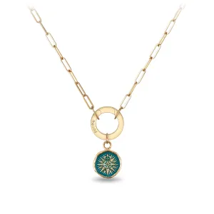 Direction 14K Gold Long Link Paperclip Chain Necklace - True Colors