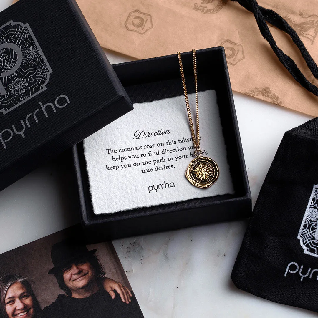 Direction 14K Gold Signature Talisman