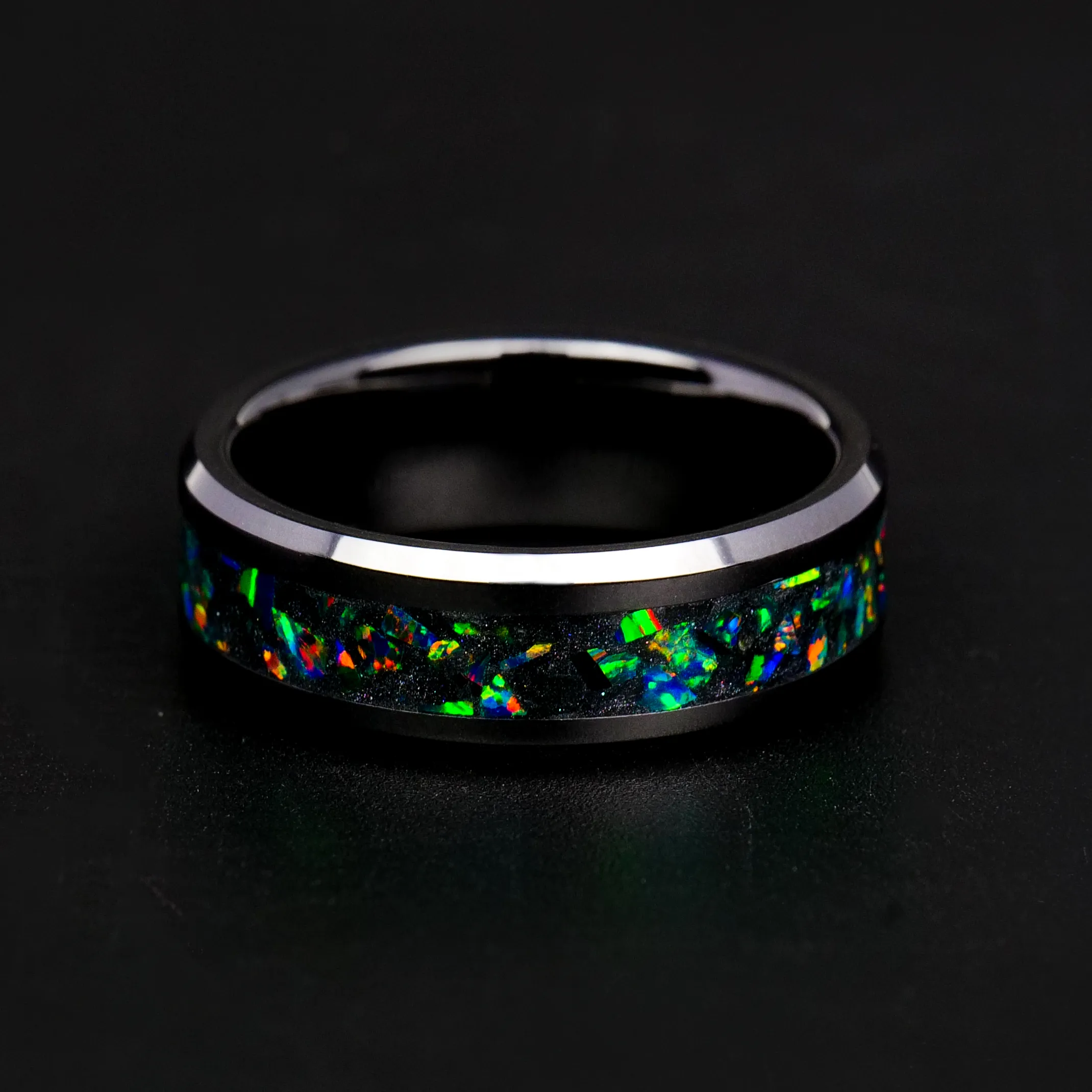 Dragon Scale Opal Glowstone Ring