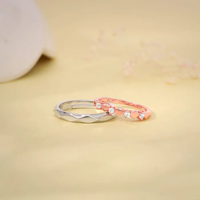 Dual Tone One Love Couple Bands Giva