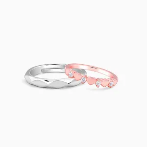 Dual Tone One Love Couple Bands Giva