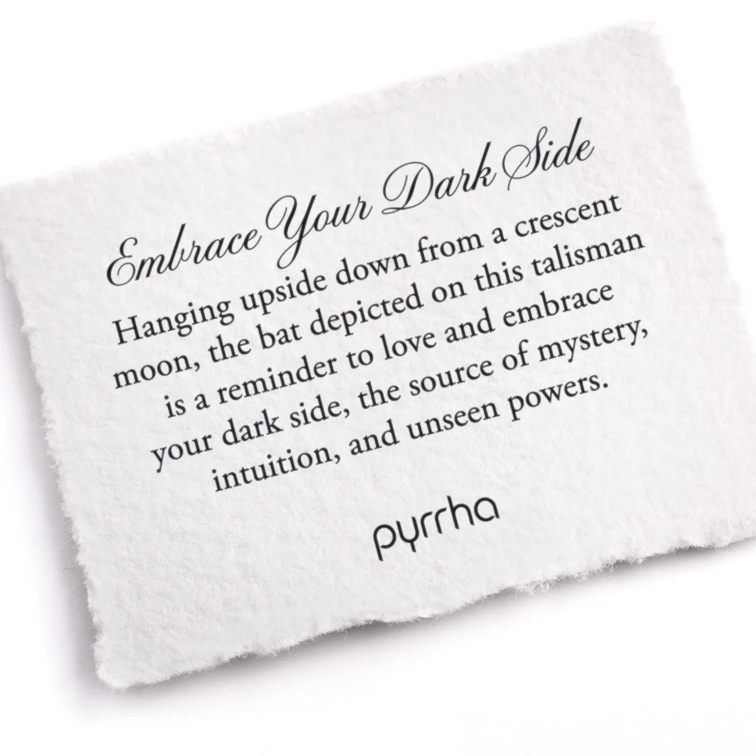Embrace Your Dark Side 14K Gold Talisman