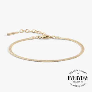 Everyday Herringbone Chain Bracelet