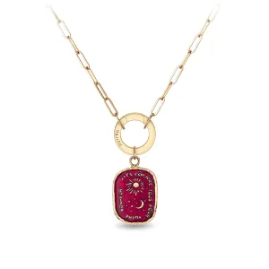 Everything For You 14K Gold Long Link Paperclip Chain Necklace - True Colors