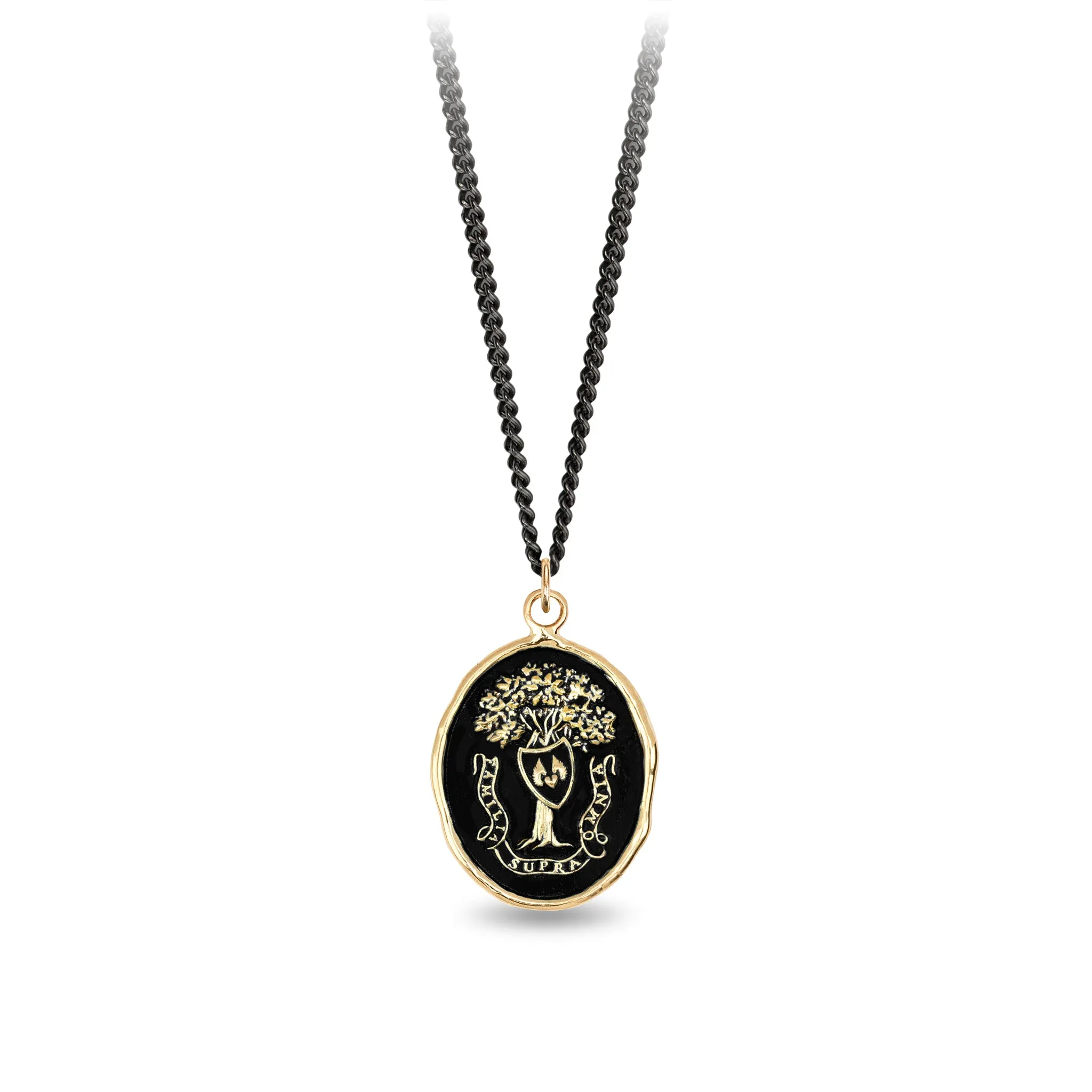 Family Above All 14K Gold Talisman