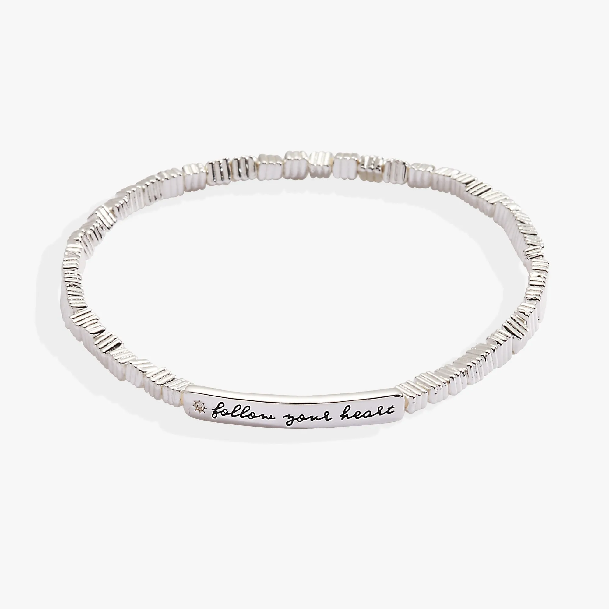 Follow Your Heart Stretch Bracelet