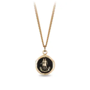 Gemini 14K Gold Zodiac Talisman