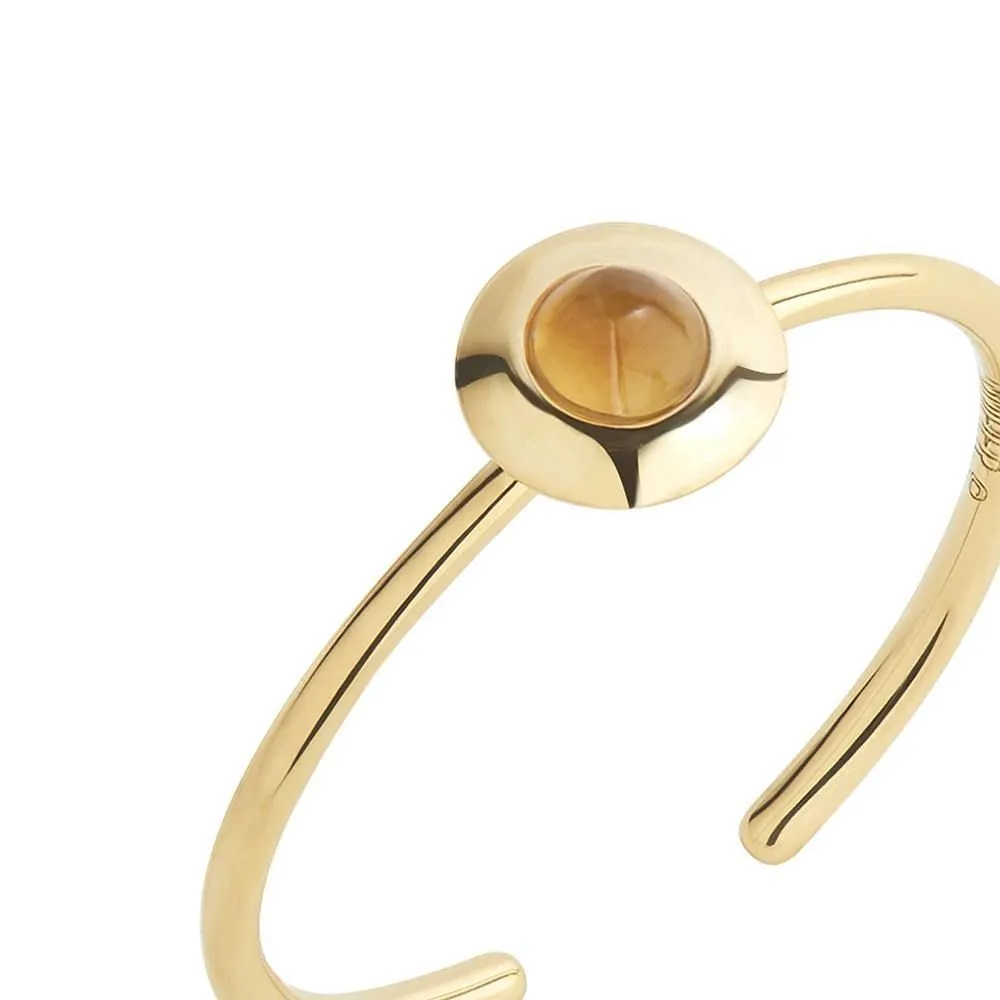 Gems of Cosmo 18K Gold Ring w. Citrin