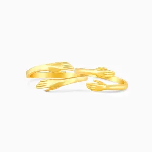 Golden Hug Me More Couple Rings Giva