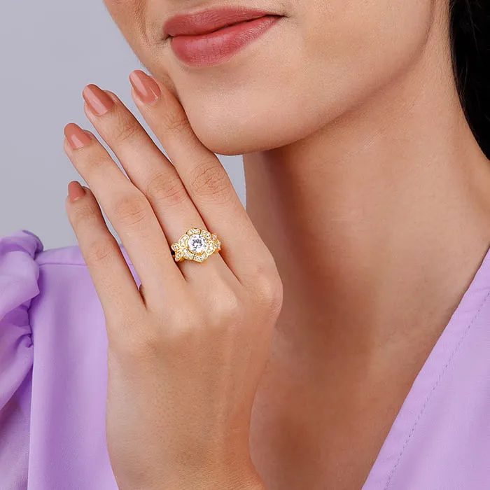 Golden Victorian Ring Giva
