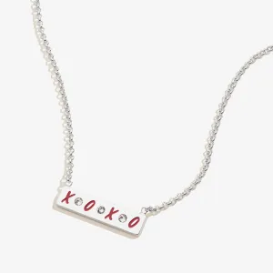 Gossip Girl XOXO Bar Charm Necklace