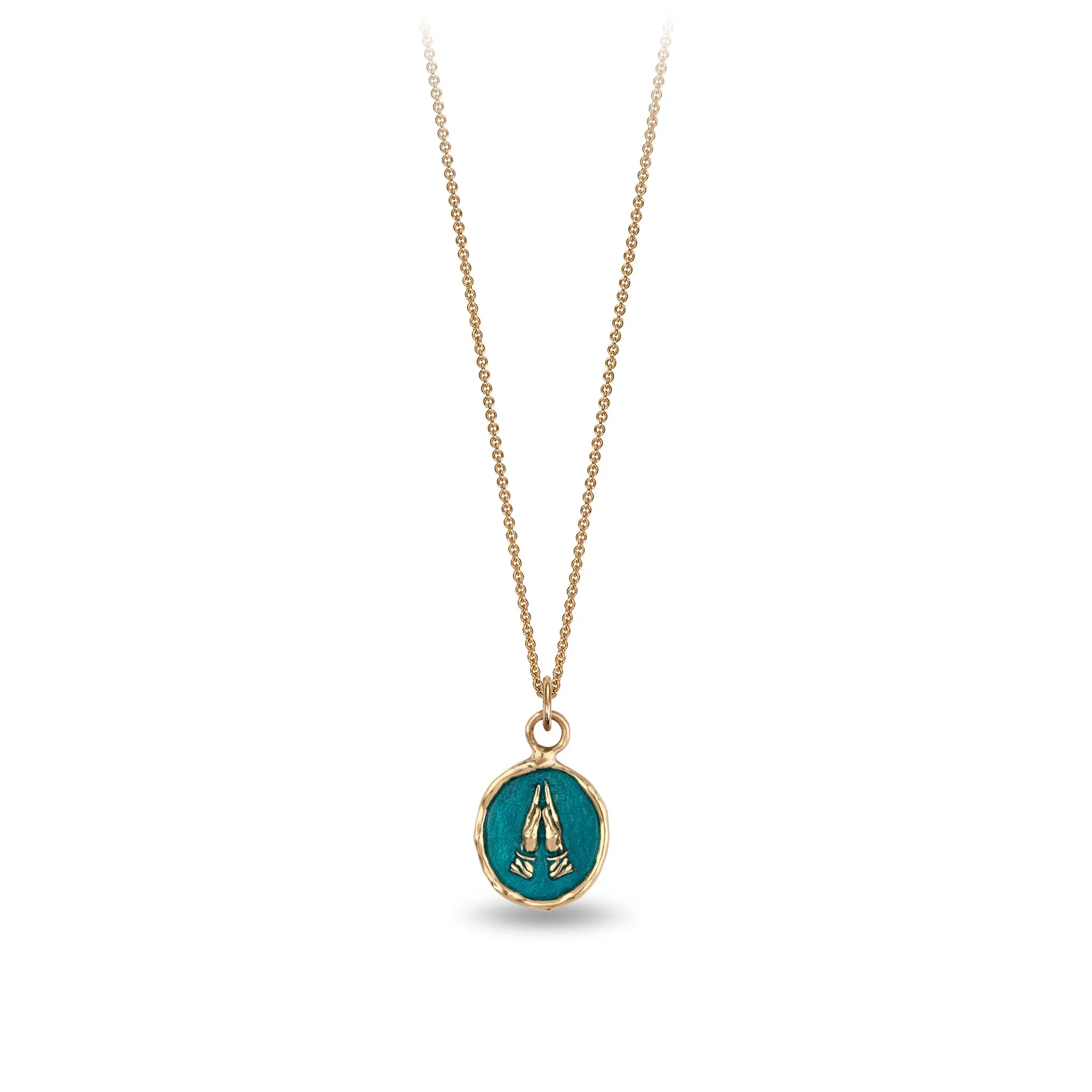 Grateful 14K Gold Appreciation Talisman - True Colors