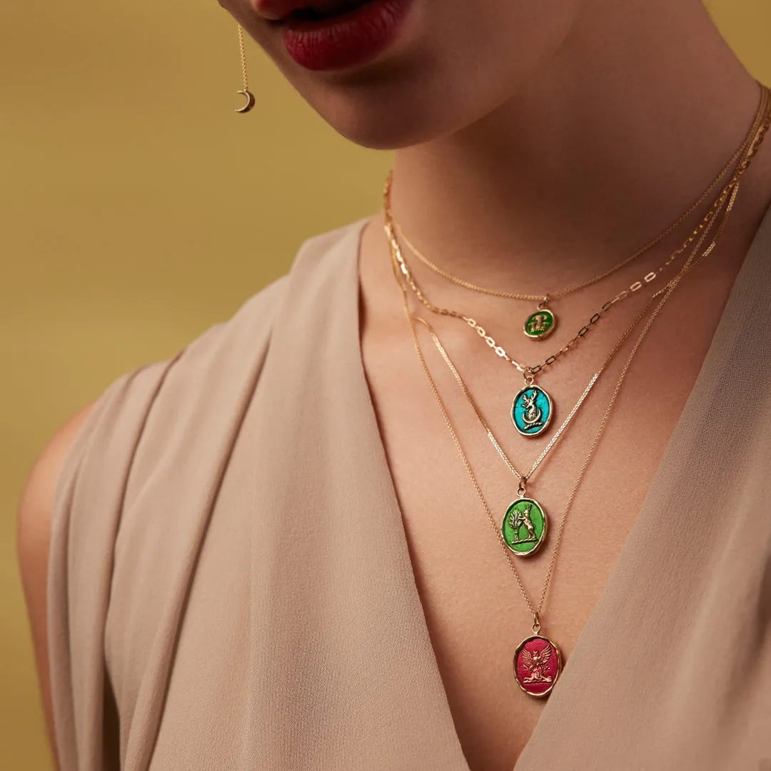 Grateful 14K Gold Appreciation Talisman - True Colors